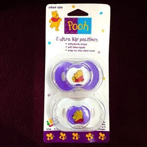 Vintage 1995 Winnie the Pooh The First Years Baby Orthodontic Pacifier NEW